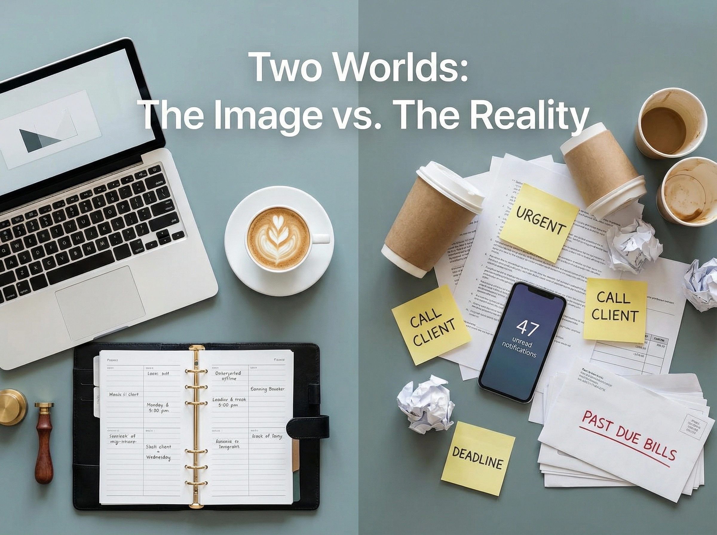 Two Worlds The Image vs. The Reality