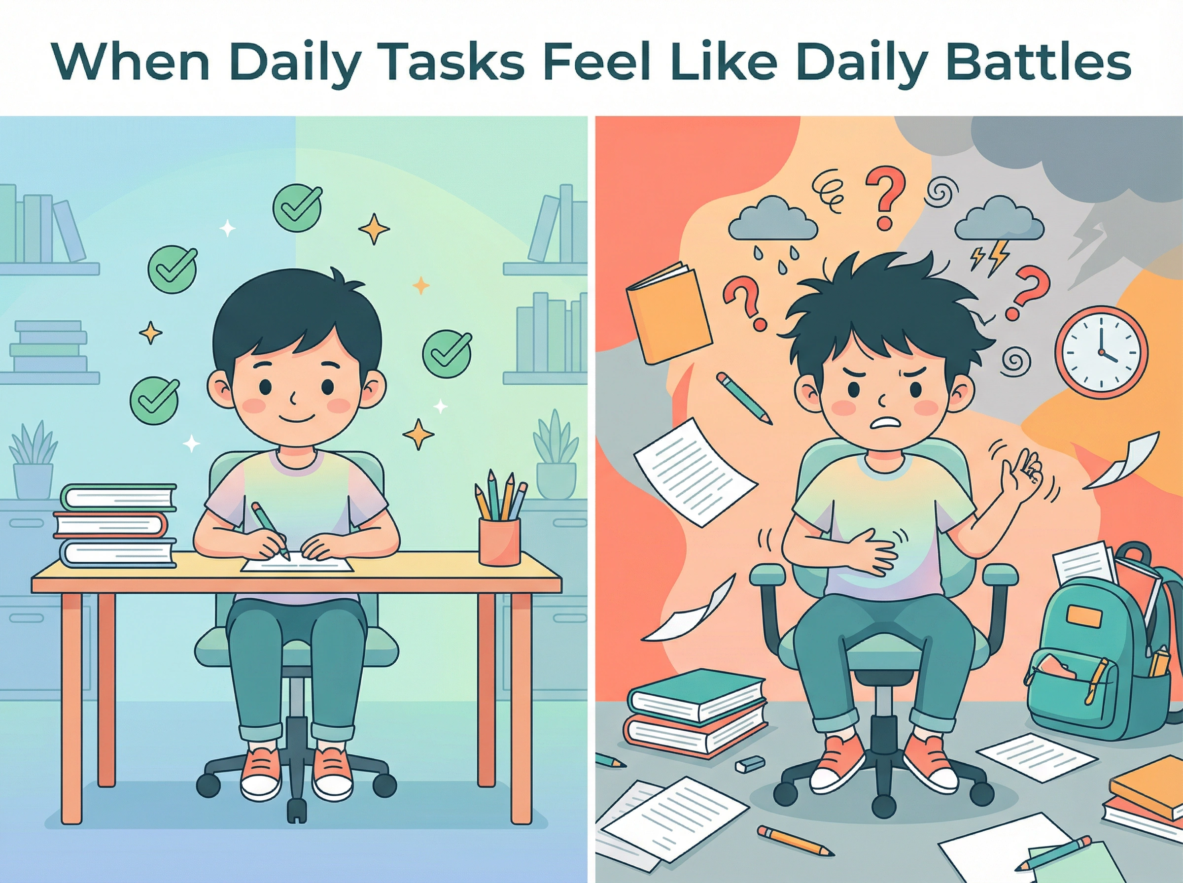 When Daily Tasks Feel Like Daily Battles